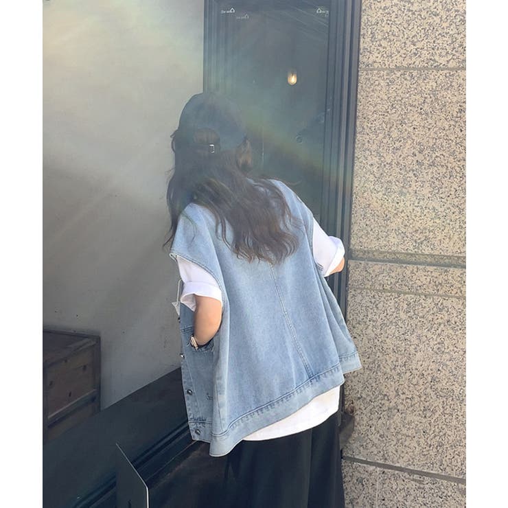 デニムオーバーベスト 24095 デニムベスト | ARGO TOKYO | 詳細画像15 