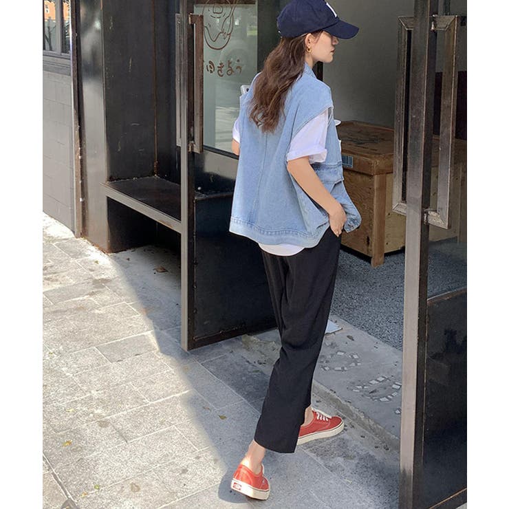 デニムオーバーベスト 24095 デニムベスト | ARGO TOKYO | 詳細画像16 