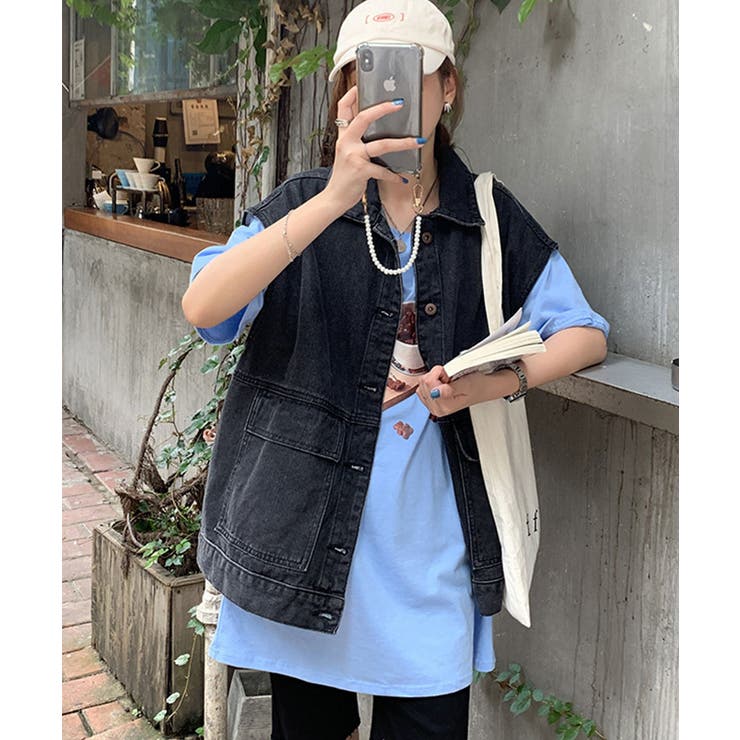 デニムオーバーベスト 24095 デニムベスト | ARGO TOKYO | 詳細画像18 