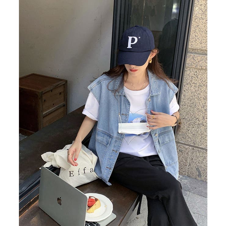 デニムオーバーベスト 24095 デニムベスト | ARGO TOKYO | 詳細画像5 