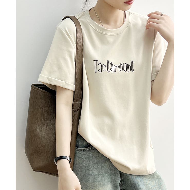 ベージュ | Cotton Logo T | ARGO TOKYO