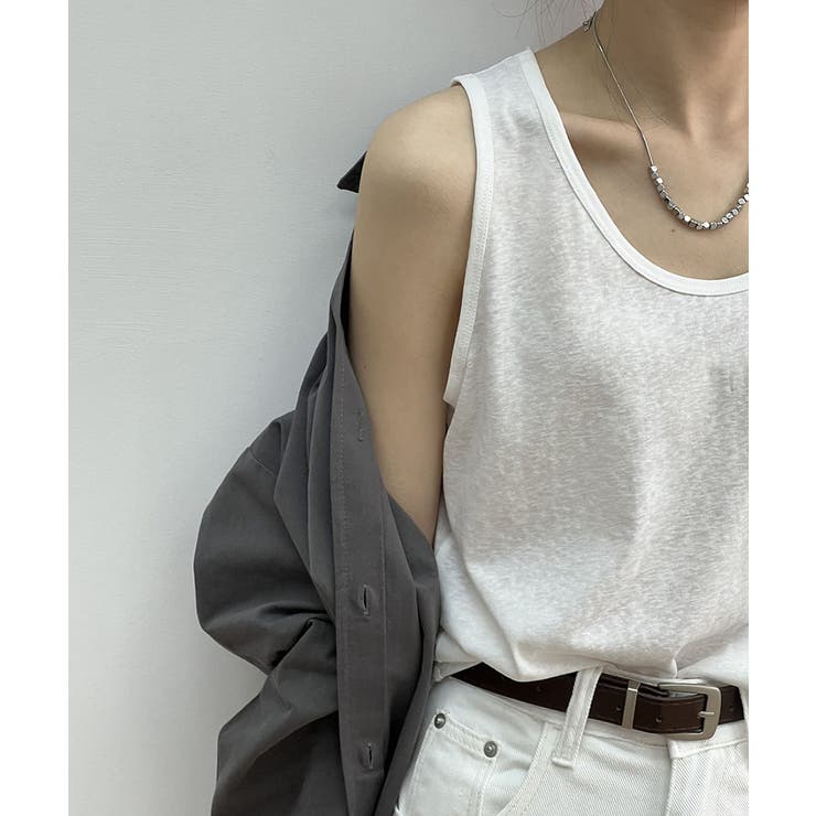 Cotton Tanktop 24097コットンタンクトップ | ARGO TOKYO | 詳細画像4 