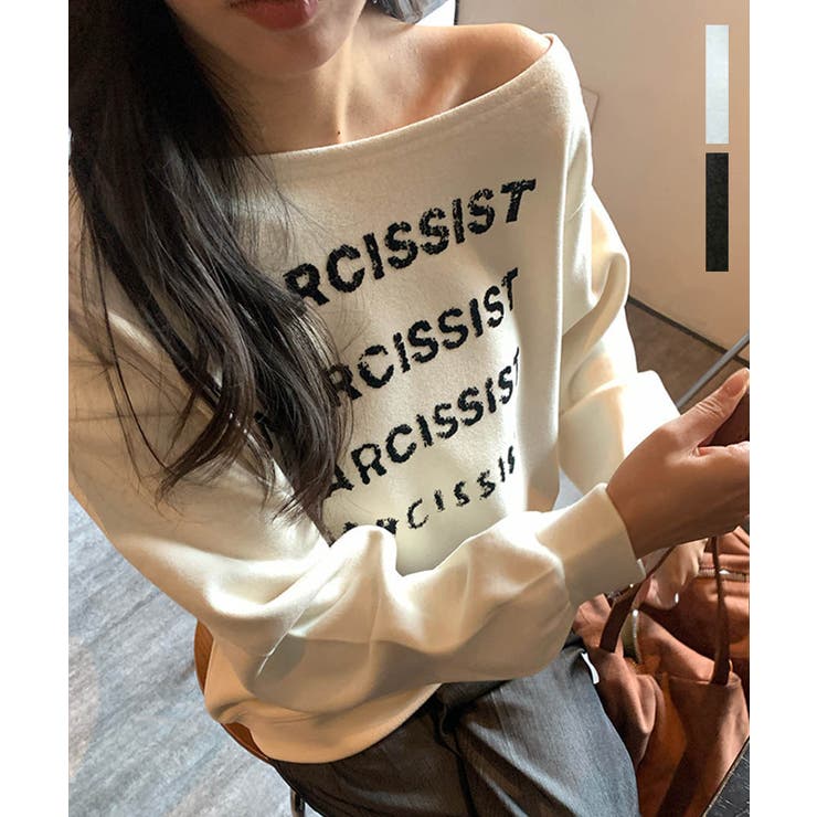 ベージュ | Logo Round neck | ARGO TOKYO