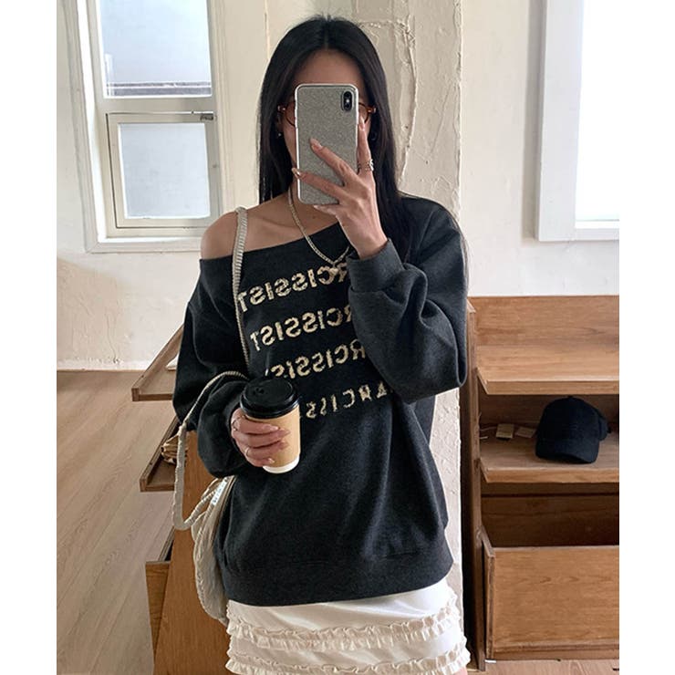 グレー | Logo Round neck | ARGO TOKYO