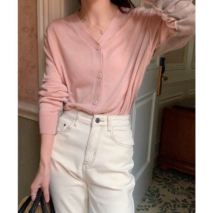 バイカラーアウトリンキングカーデイガン 25062 バイカラーカーデイガン | ARGO TOKYO | 詳細画像18 