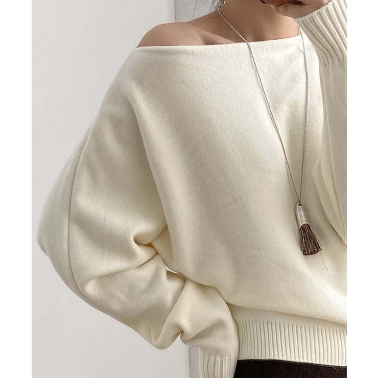 アイボリー | Boat Neck Dolman | ARGO TOKYO