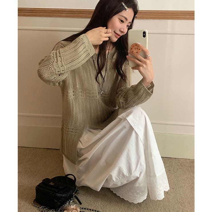 ベージュ | Side Slit Sheer | ARGO TOKYO