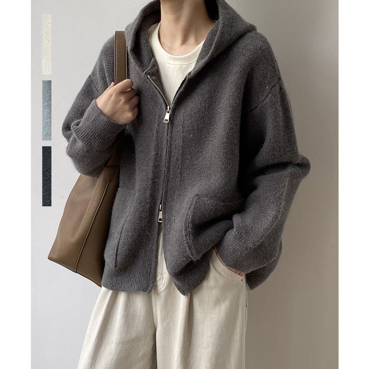 ダークグレー | Double Fastner Knit | ARGO TOKYO