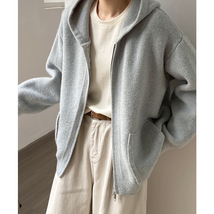 ブルー | Double Fastner Knit | ARGO TOKYO