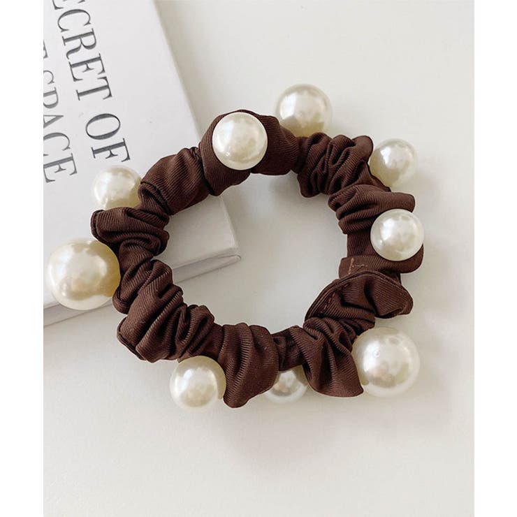 ブラウン | パールヘアゴム 26080 ヘアゴム | ARGO TOKYO