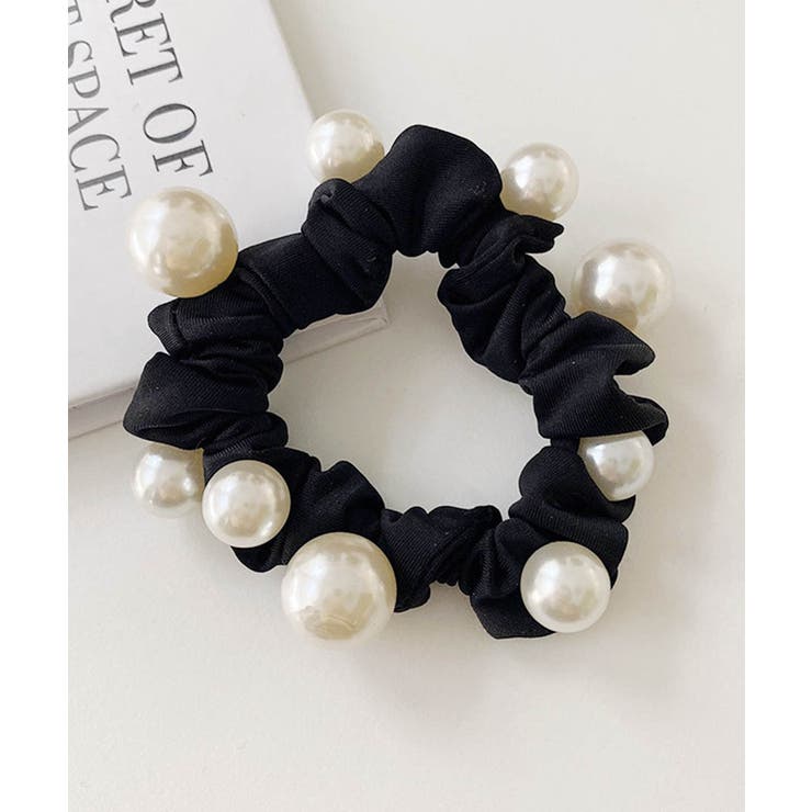 ブラック | パールヘアゴム 26080 ヘアゴム | ARGO TOKYO