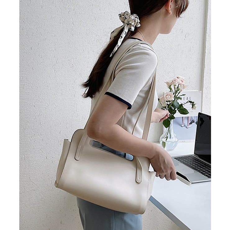 フェイクレザー２WAYバッグ 26148 フェイクレザー | ARGO TOKYO | 詳細画像2 