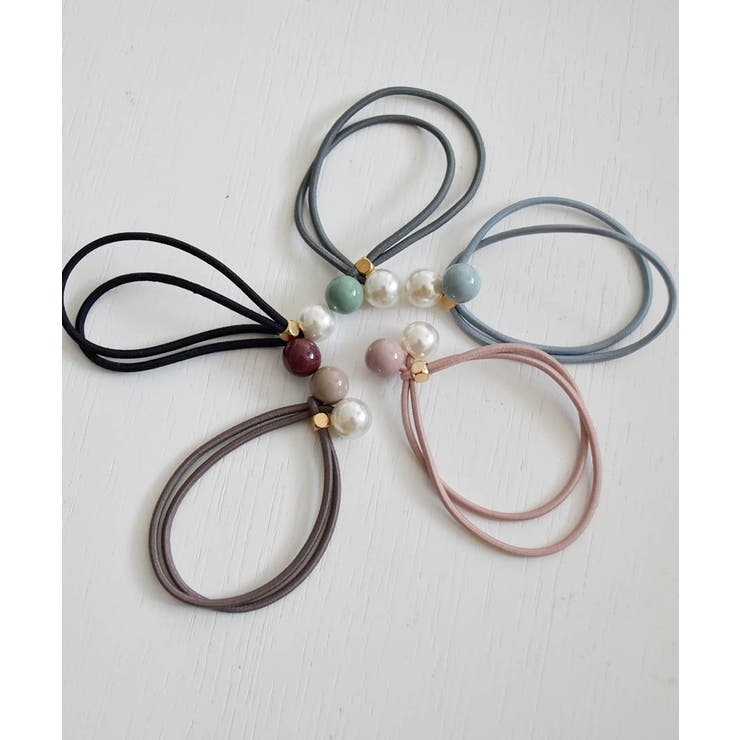 配色パールマルチヘアゴム 26163 パールヘアゴム | ARGO TOKYO | 詳細画像1 