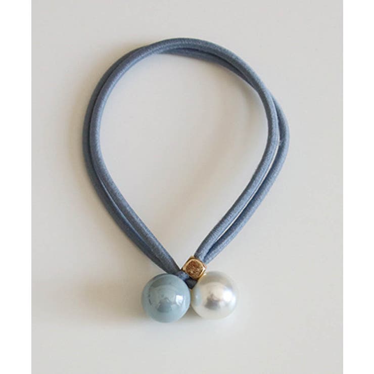 ブルー | 配色パールマルチヘアゴム 26163 パールヘアゴム | ARGO TOKYO