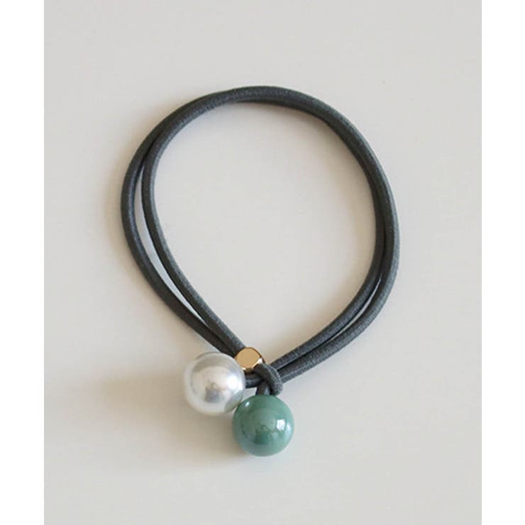 グリーン | 配色パールマルチヘアゴム 26163 パールヘアゴム | ARGO TOKYO