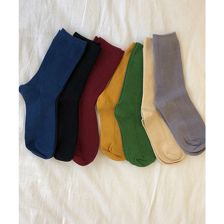 靴下 レディース カラバリリブソックス | ARGO TOKYO | 詳細画像29