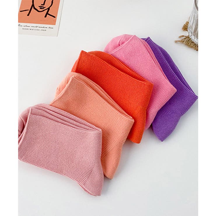 靴下 レディース カラバリリブソックス | ARGO TOKYO | 詳細画像33