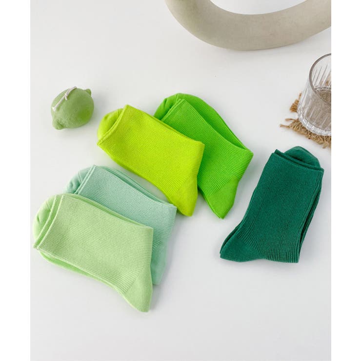 靴下 レディース カラバリリブソックス | ARGO TOKYO | 詳細画像34