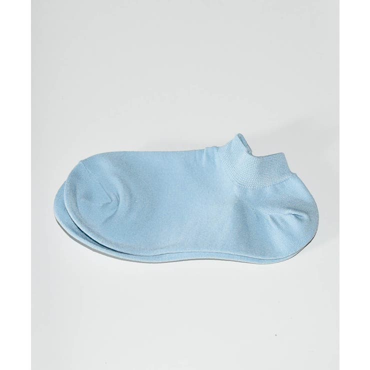 ブルー | 選べる9色 接触冷感スニーカーソックス 27011 | ARGO TOKYO