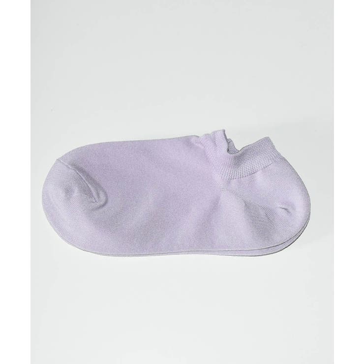 パープル | 選べる9色 接触冷感スニーカーソックス 27011 | ARGO TOKYO