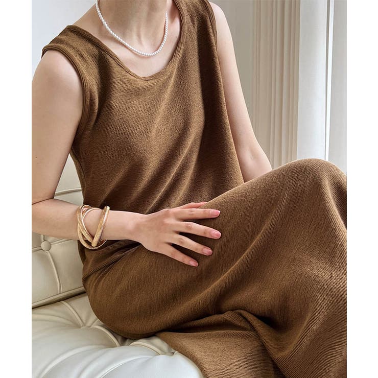 Wrinkling Processing Sleeveless | ARGO TOKYO | 詳細画像14 