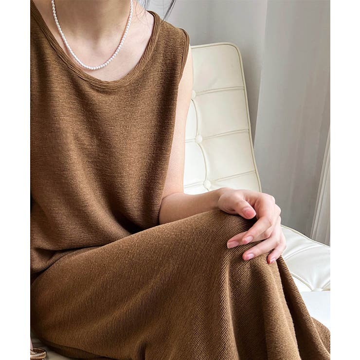 Wrinkling Processing Sleeveless | ARGO TOKYO | 詳細画像15 