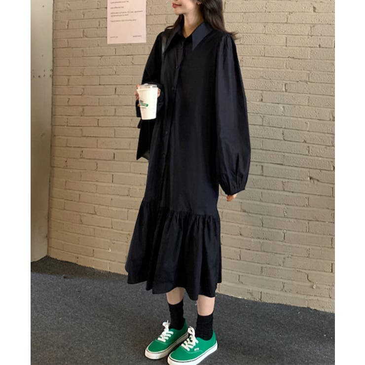 韓国ファッションレディース夏服ビッグカラーマーメイドワンピース シャツワンピース… | ARGO TOKYO | 詳細画像8 