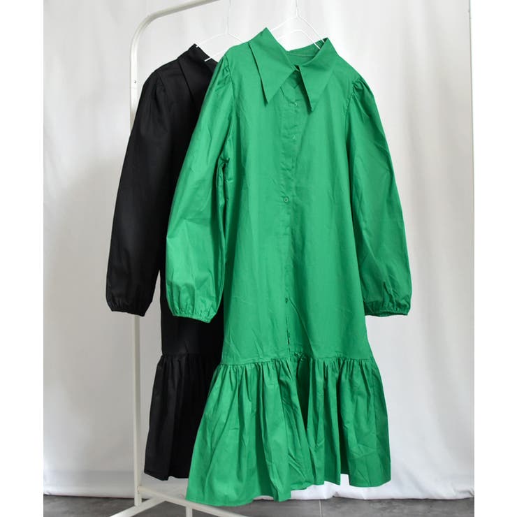 韓国ファッションレディース夏服ビッグカラーマーメイドワンピース シャツワンピース… | ARGO TOKYO | 詳細画像12 