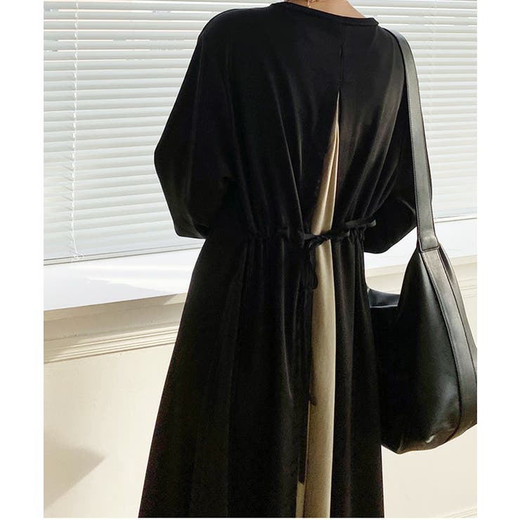 バックシアーポーチワンピース韓国ファッションレディース春夏服 | ARGO TOKYO | 詳細画像11 