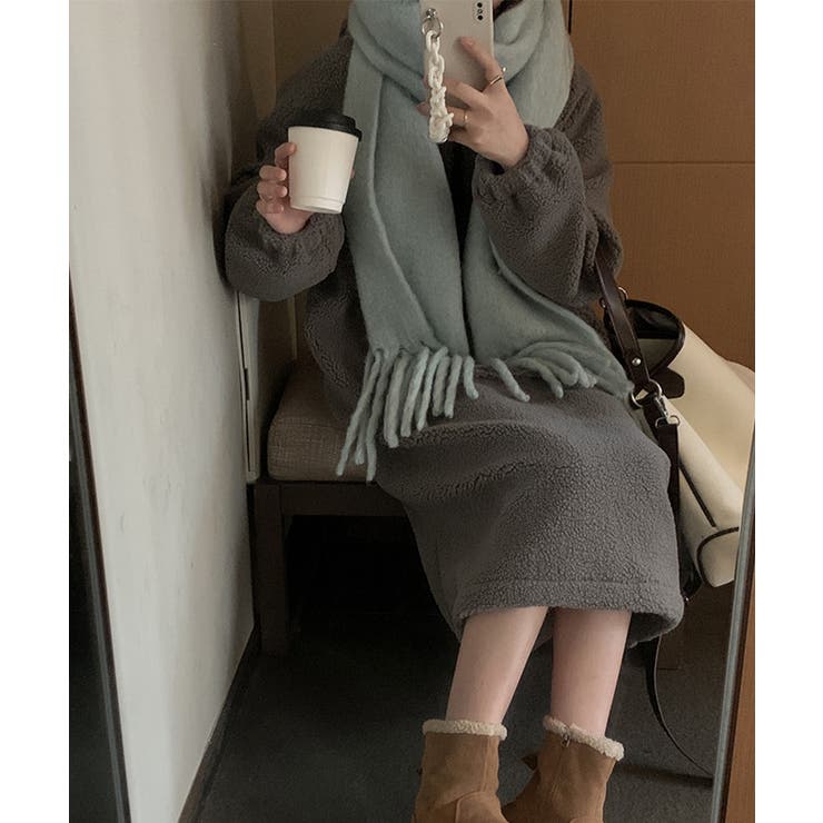 ボアフーディーワンピース 29004 ボアワンピース | ARGO TOKYO | 詳細画像29 