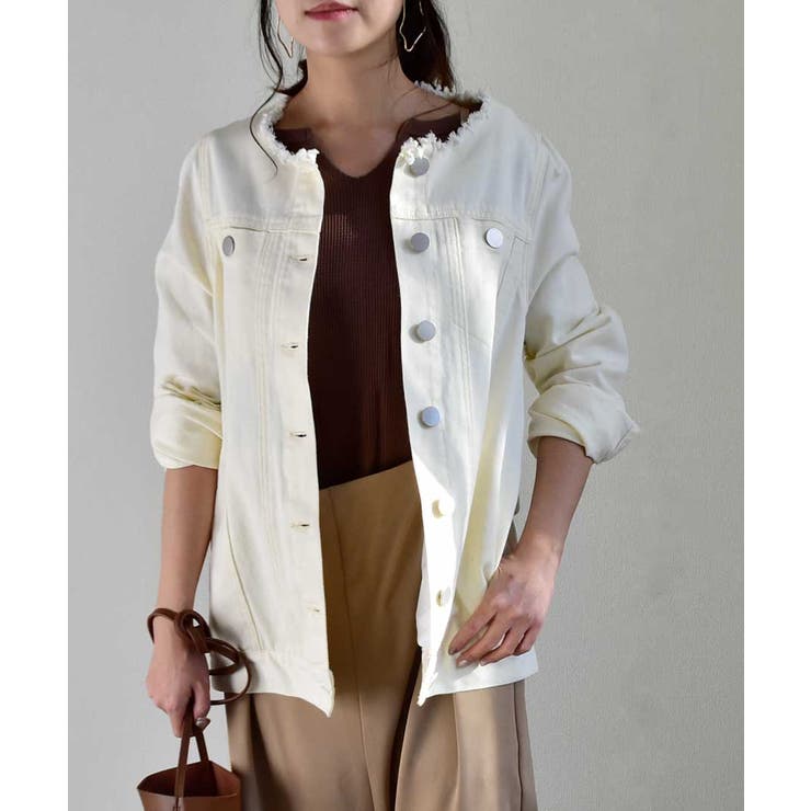 ノーカラービッグgジャン オリジナルアウター 品番 Argw Argo Tokyo アルゴトウキョウ のレディースファッション通販 Shoplist ショップリスト