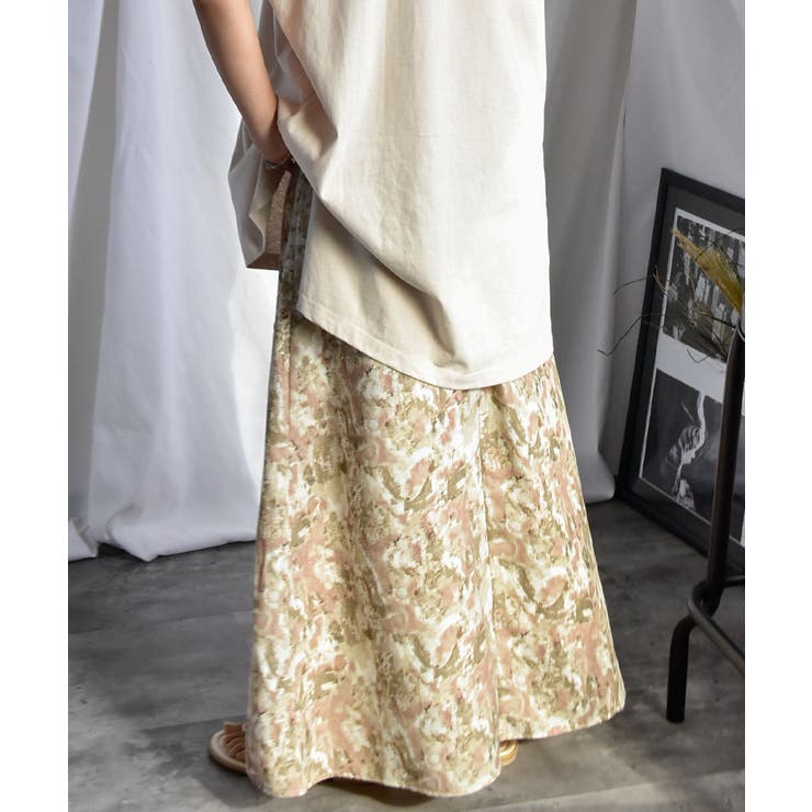 Watercolor print skirt | ARGO TOKYO | 詳細画像10 