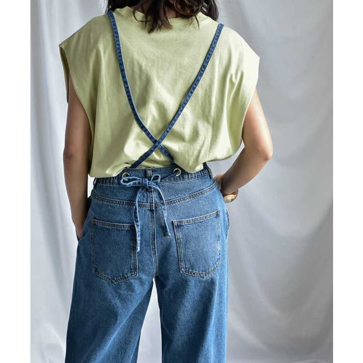 Suspender denim pants[品番：ARGW0004555]｜ARGO  TOKYO（アルゴトウキョウ）のレディースファッション通販｜SHOPLIST（ショップリスト）