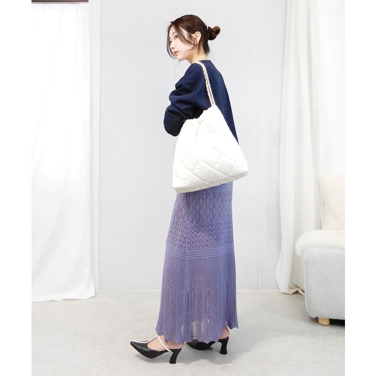 フレアヒールTストラップミュール 8cmヒール minia | minia | 詳細画像10 