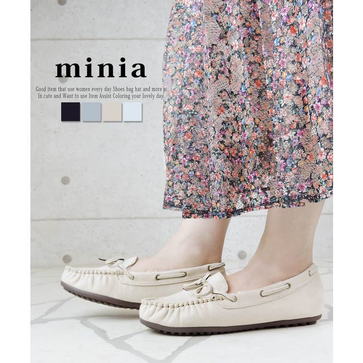 ファーモカシン モカシン ローファー 品番 Asns Minia ミニア のレディースファッション通販 Shoplist ショップリスト