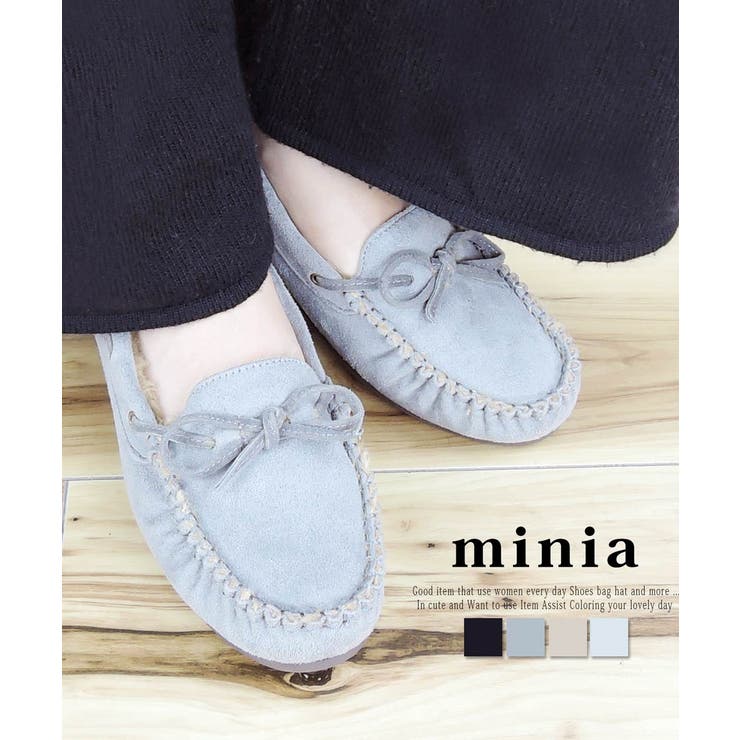 ファーモカシン モカシン ローファー 品番 Asns Minia ミニア のレディースファッション 通販 Shoplist ショップリスト