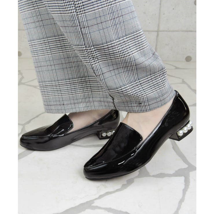 パールヒールローファーパンプス ローヒール ぺたんこ 品番 Asns Minia ミニア のレディースファッション通販 Shoplist ショップリスト