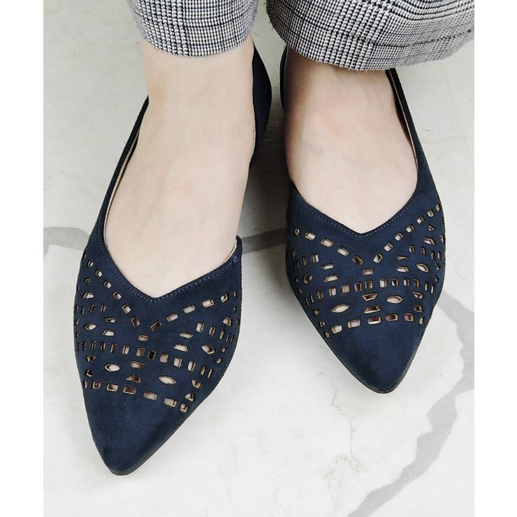 サイドオープンカットワークパンプス 品番 Asns Minia ミニア のレディースファッション通販 Shoplist ショップリスト