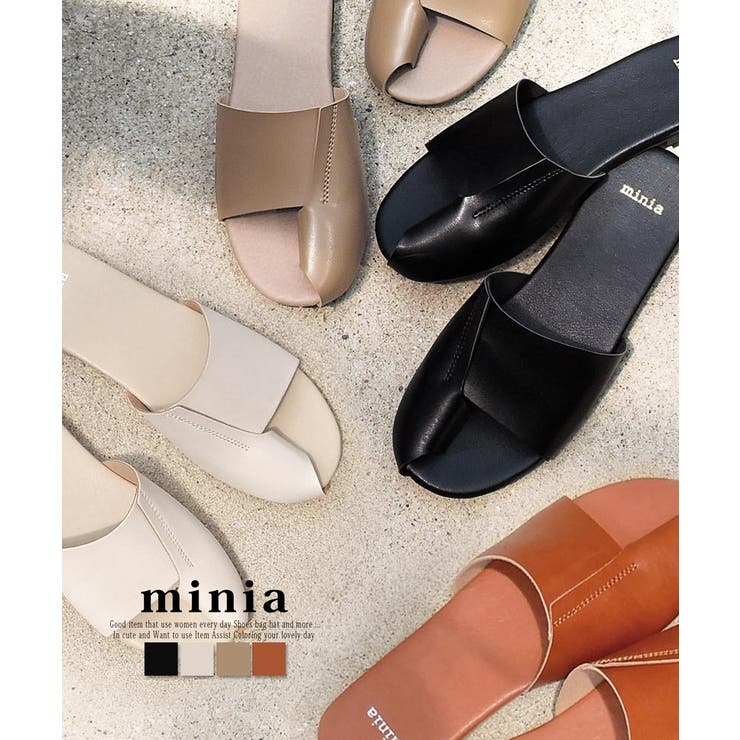 サムカバートングサンダル フラットサンダル 品番 Asns Minia ミニア のレディースファッション通販 Shoplist ショップリスト