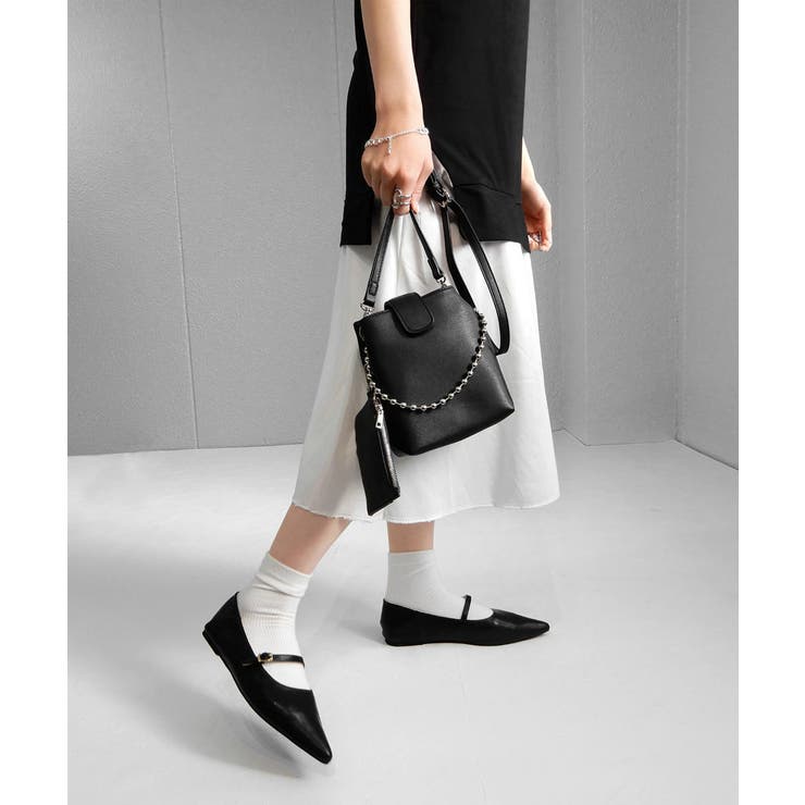 ポインテッドベルトフラット ぺたんこ minia | minia | 詳細画像11 