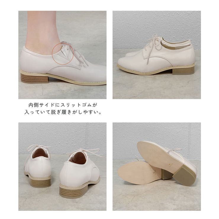 レースアップマニッシュ cmヒール minia[品番：ASNS0000816
