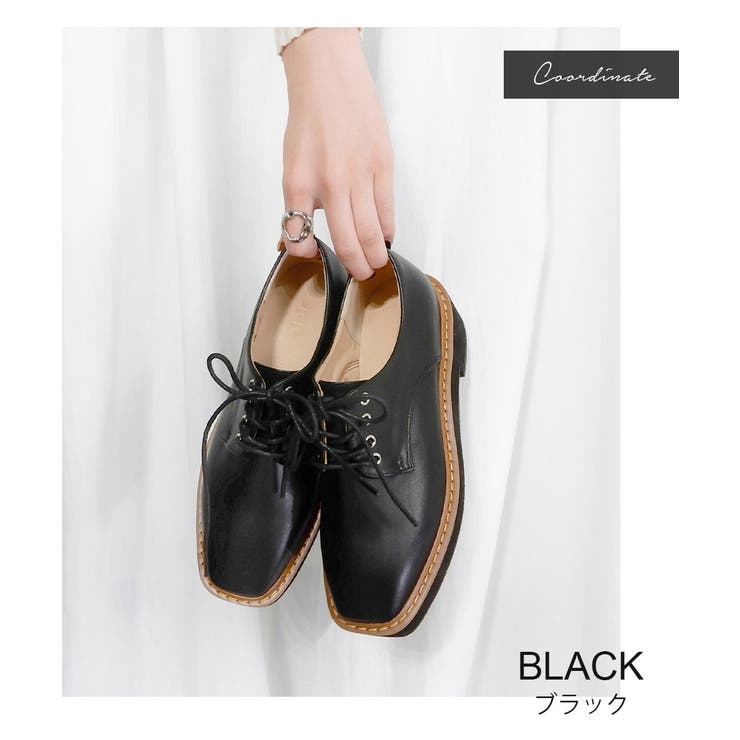 本売ります。 オックスフォードスタイル 黒の革靴 glabella オックスフォード