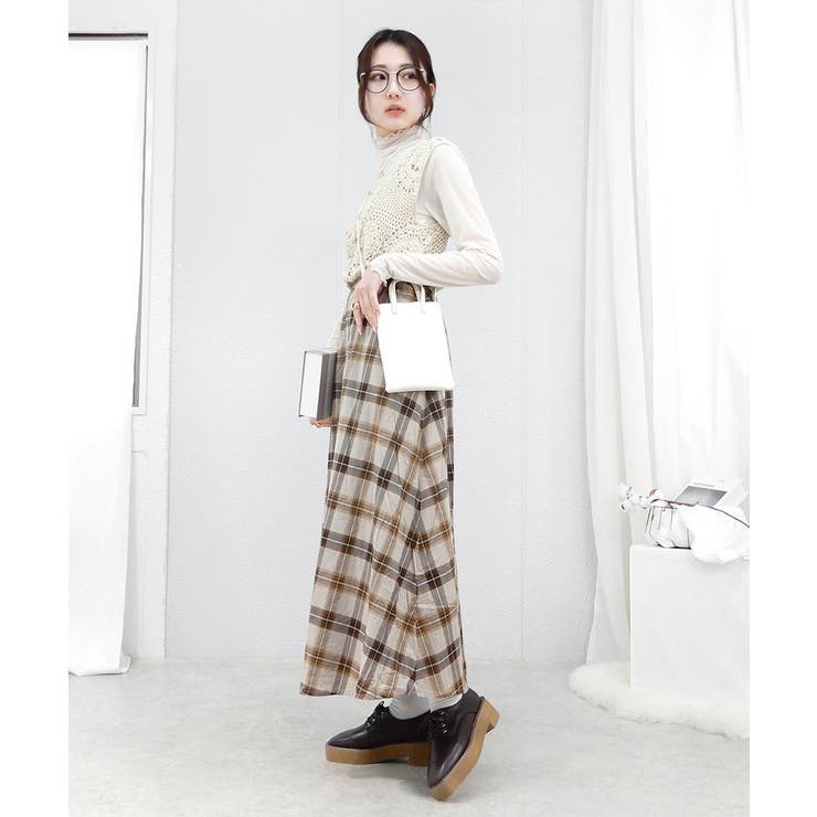 スクエアトゥ厚底オックスフォードシューズ 4cmヒール minia | minia | 詳細画像20 