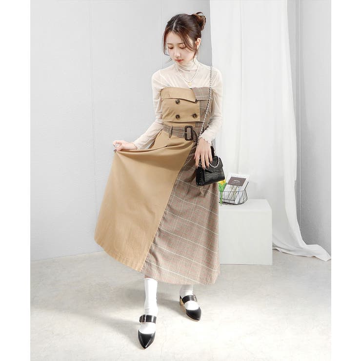 チャンキーベルトポインテッドミュール cmヒール minia | minia | 詳細画像20 