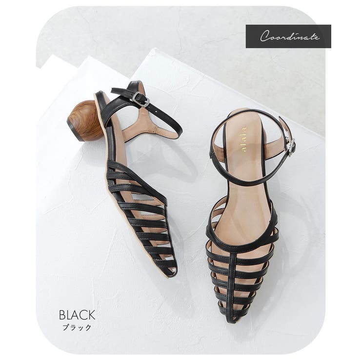 スフィアヒールボーンサンダル 5cmヒール minia | minia | 詳細画像8 