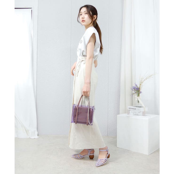 スフィアヒールボーンサンダル 5cmヒール minia | minia | 詳細画像19 