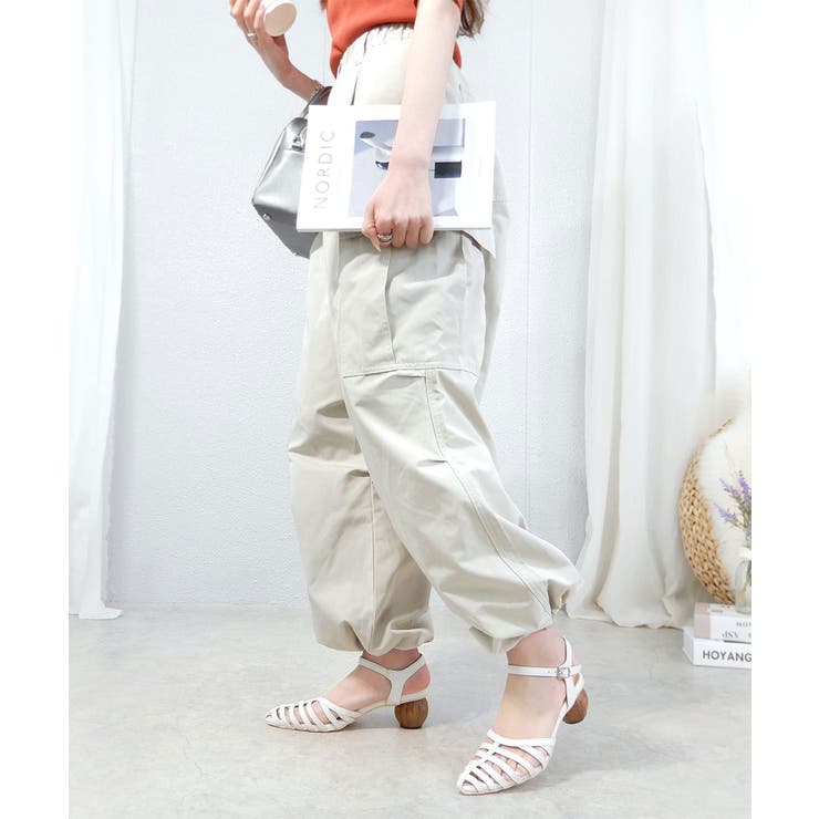 スフィアヒールボーンサンダル 5cmヒール minia | minia | 詳細画像20 