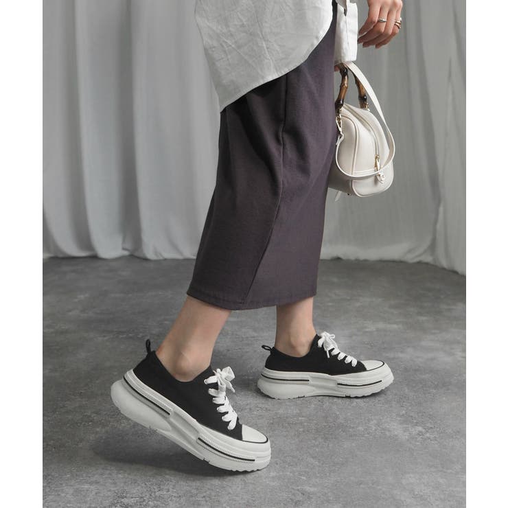 キャンバス メタリック 厚底スニーカー | minia | 詳細画像10 