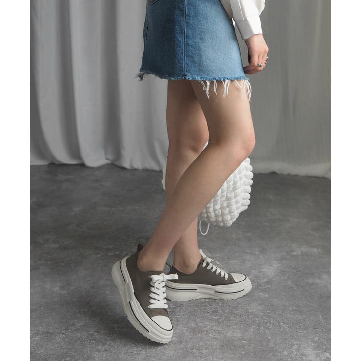 キャンバス メタリック 厚底スニーカー | minia | 詳細画像15 