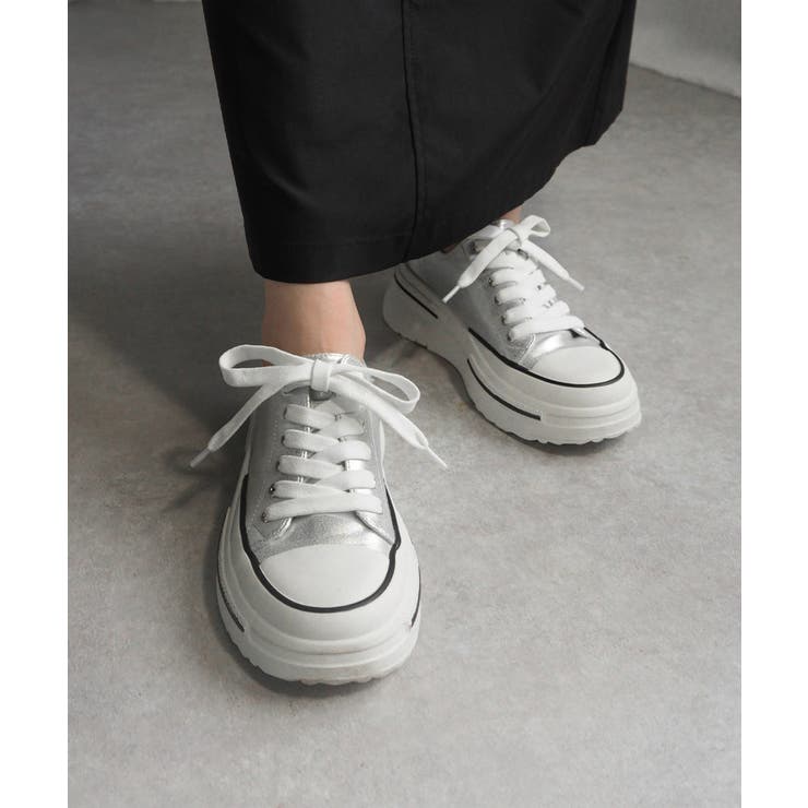 キャンバス メタリック 厚底スニーカー | minia | 詳細画像25 